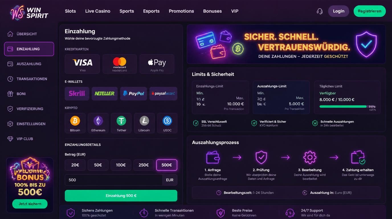 Deutscher Support, deutsche Sprache, lokaler Währungsmodus EUR
